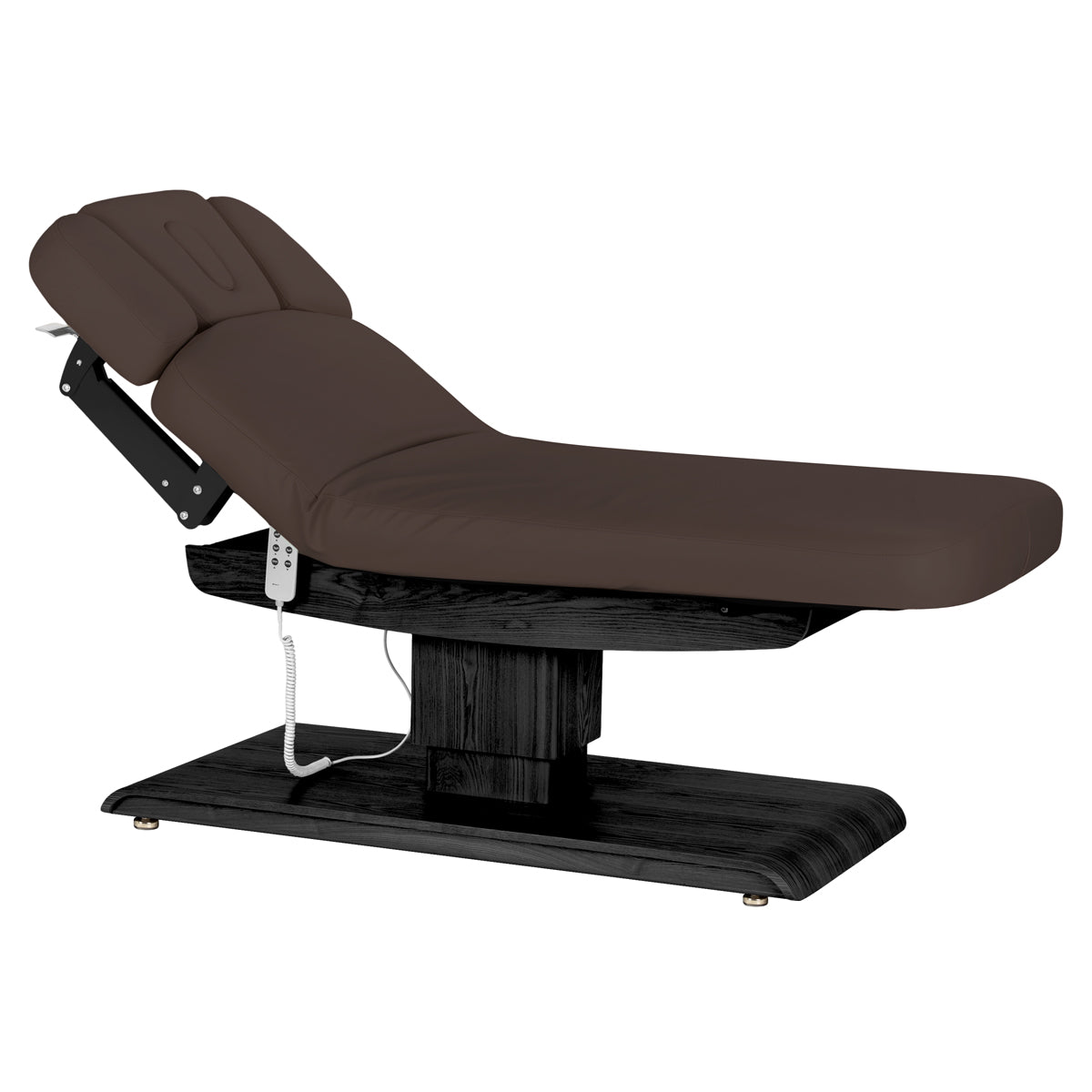 Lezanka Sillon Relax brazowa ciemna z drugiej strony