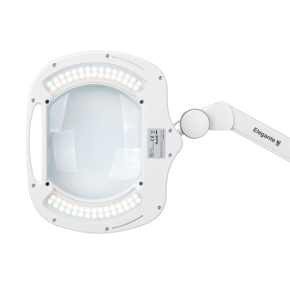Diody LED wokol soczewki lampy Elegante 6030
