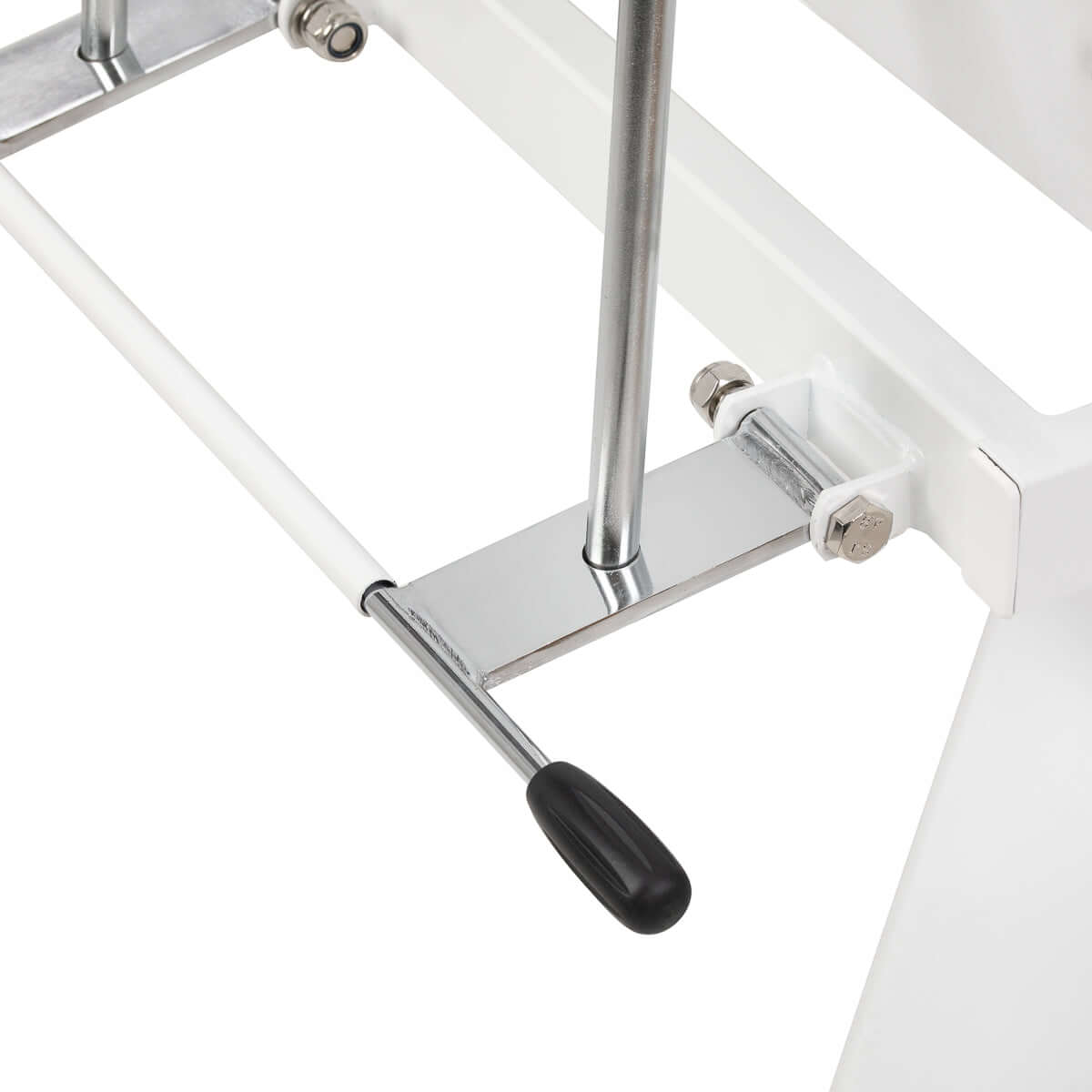 Element hydrauliczny fotela kosmetycznego Sillon 210 do pedicure z podnóżkiem i uchwytem.