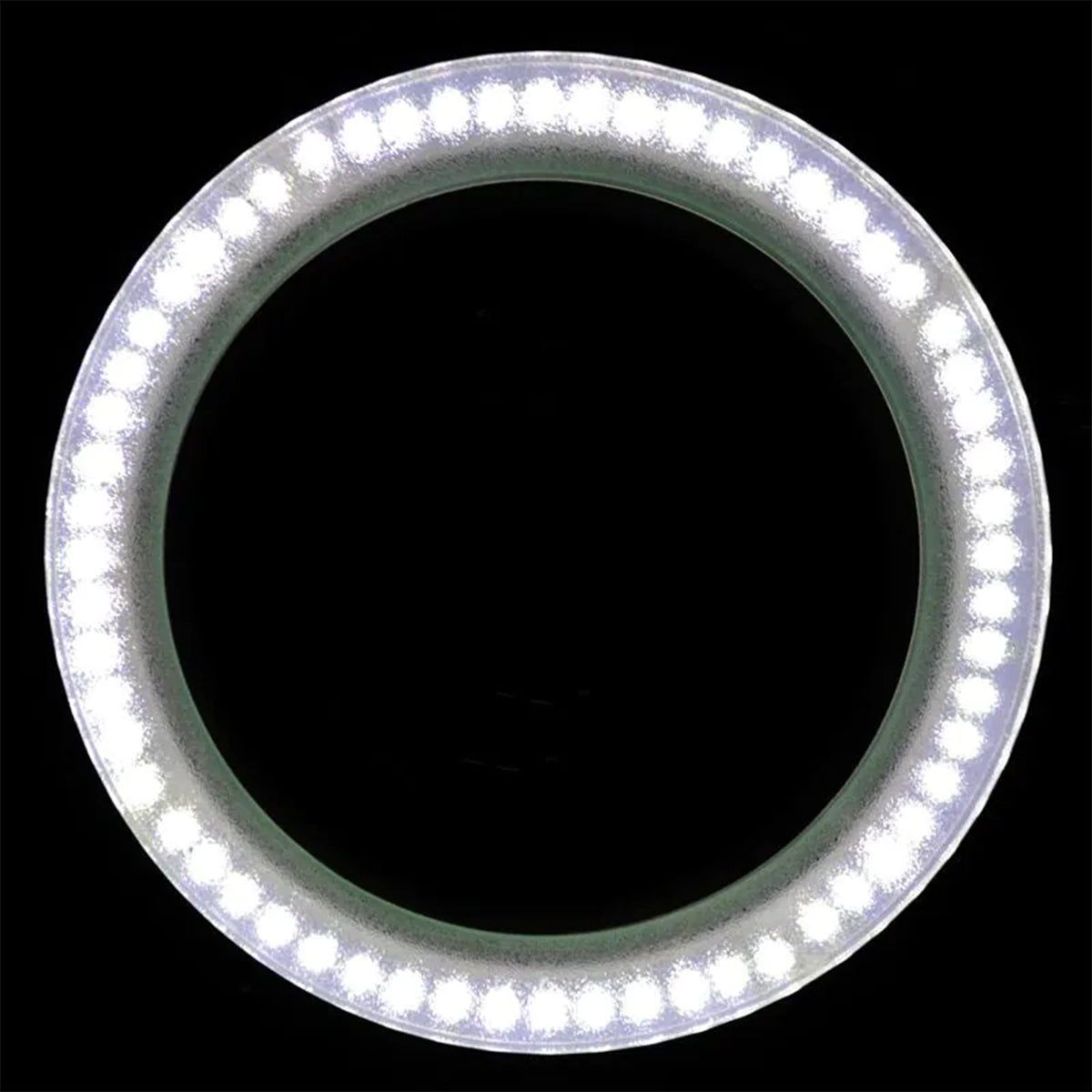 Wlaczone diody LED lampy lupy Elegante 6014 ze statywem